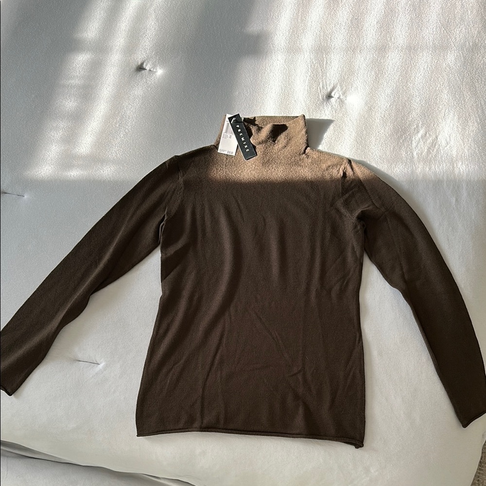 Olive Green Long Sleeve Turtleneck Sweater